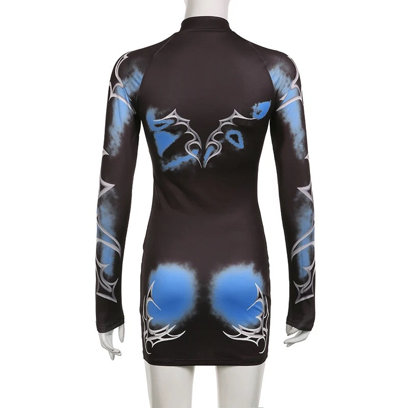 Blazing Thunder Mini Dress