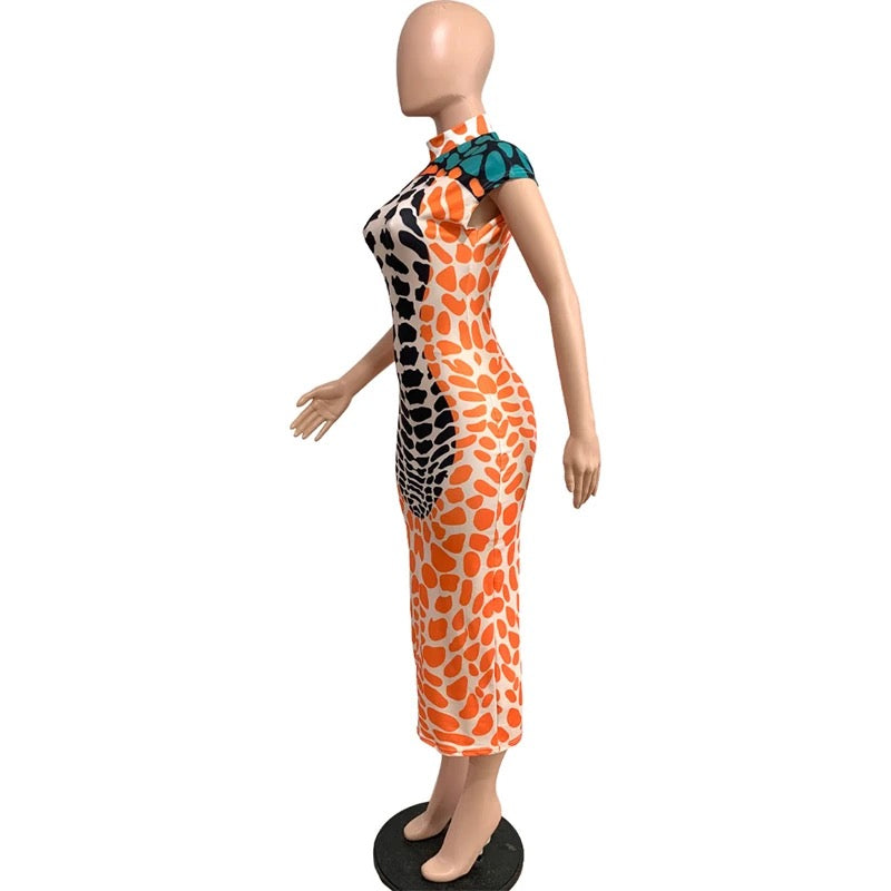 She’s Tribal Midi Dress