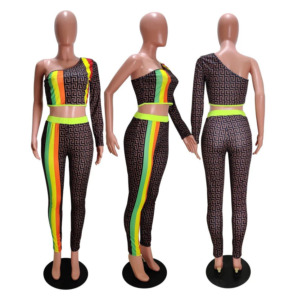 Melanie Crop Top Set