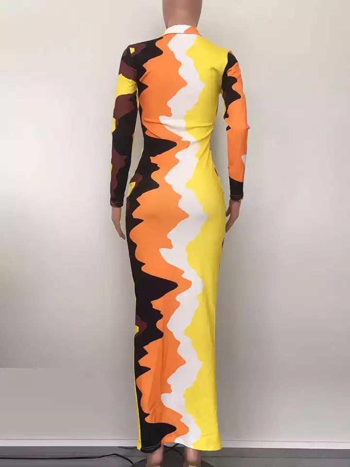 Sunset Bodycon Dress