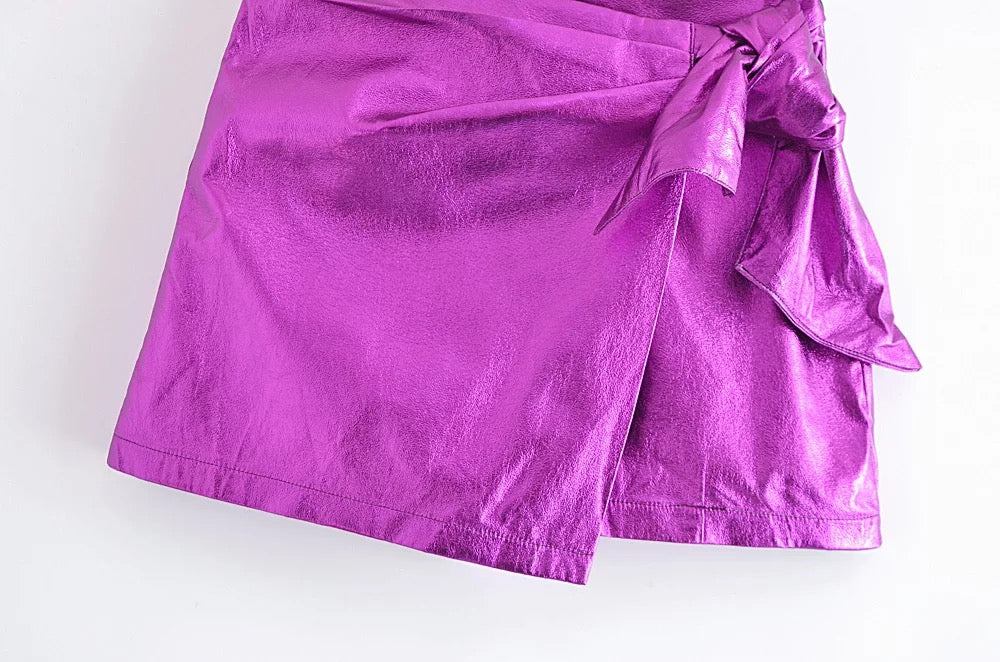 Linden Metallic Shorts