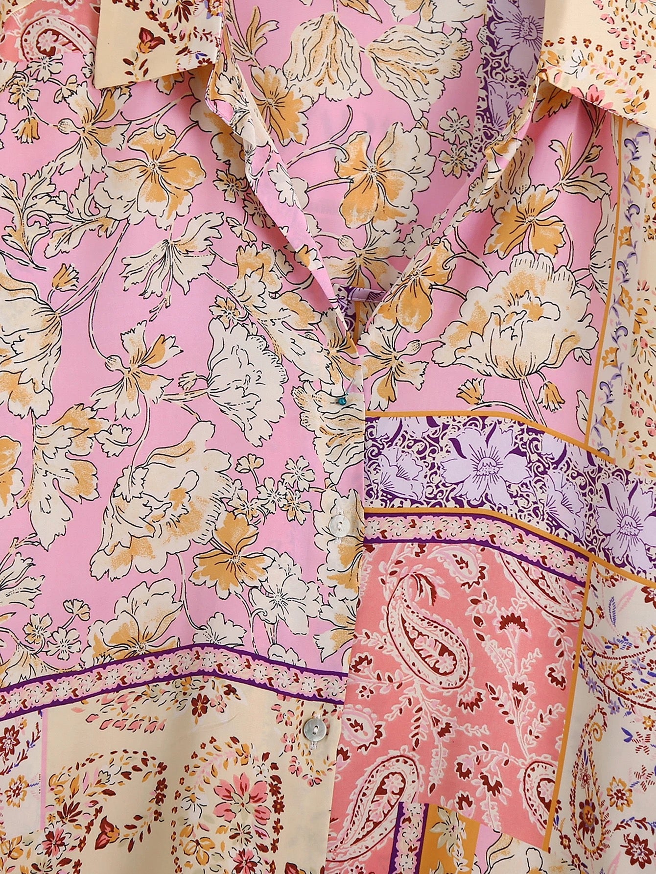 Paisley Princess Button Up
