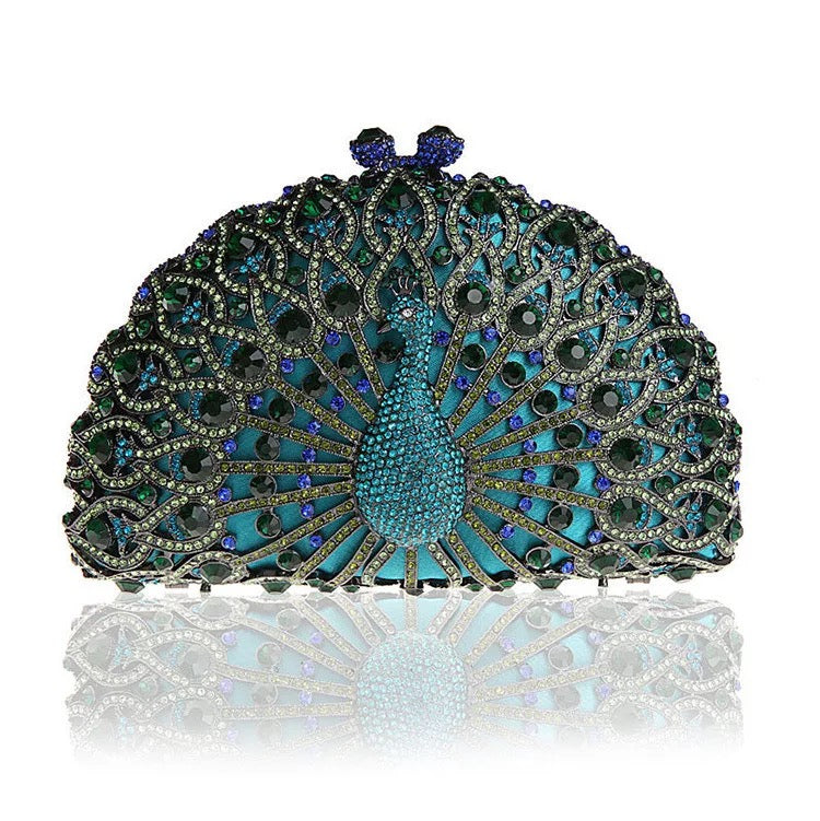 Here Little Peacock Clutch