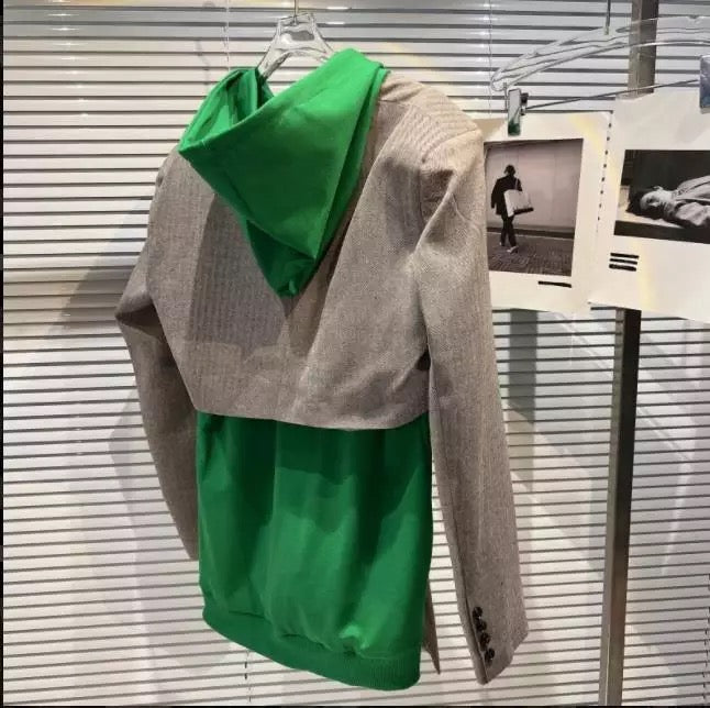 He/She Hoodie Blazer