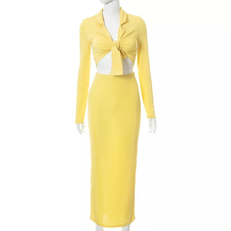 Golden Girl skirt set