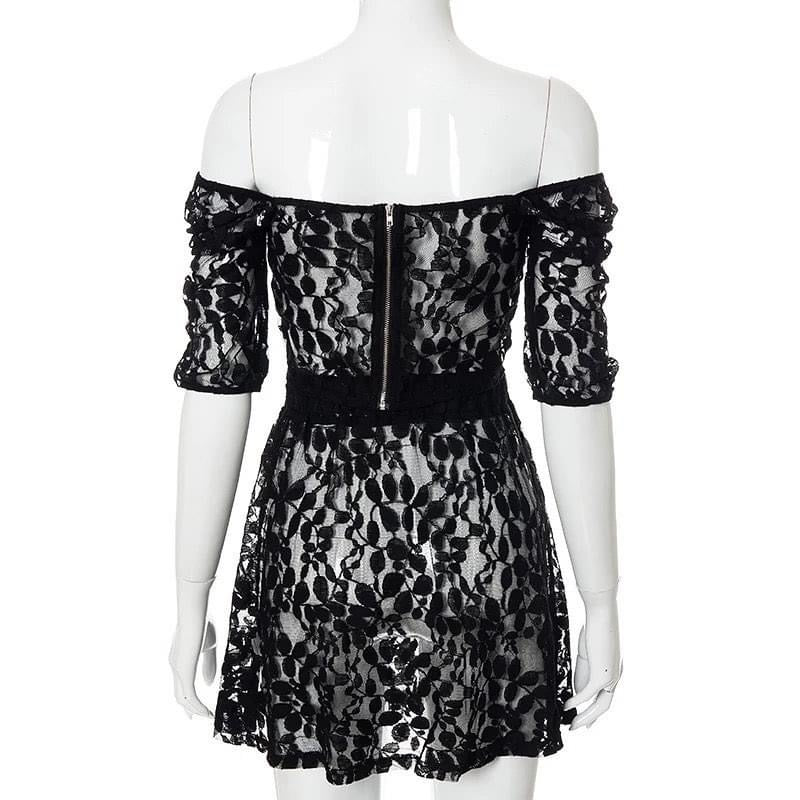 Joseline Lace Cut-Out Dress