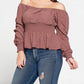 "Something Extra" off shoulder blouse