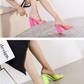 "Glow Babe" neon mules