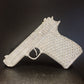 "Stay Strapped" Iced Out Gun Crossbody
