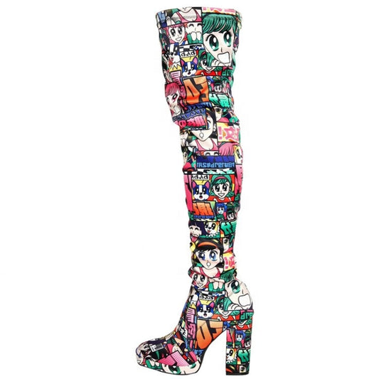 "Cartoon Cutie" Thigh High boots