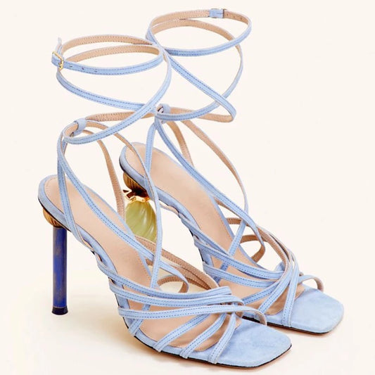 Leaf Me Heel Sandals