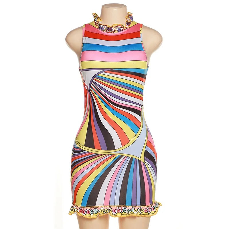 Carnival Ride Mini Dress