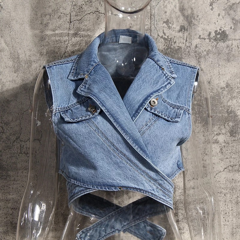 Out and Bad Denim Vest