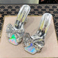 Mindy Sequin Heel Sandals