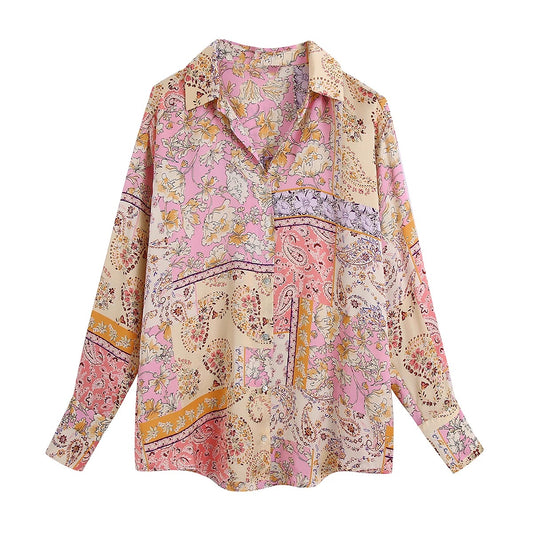 Paisley Princess Button Up
