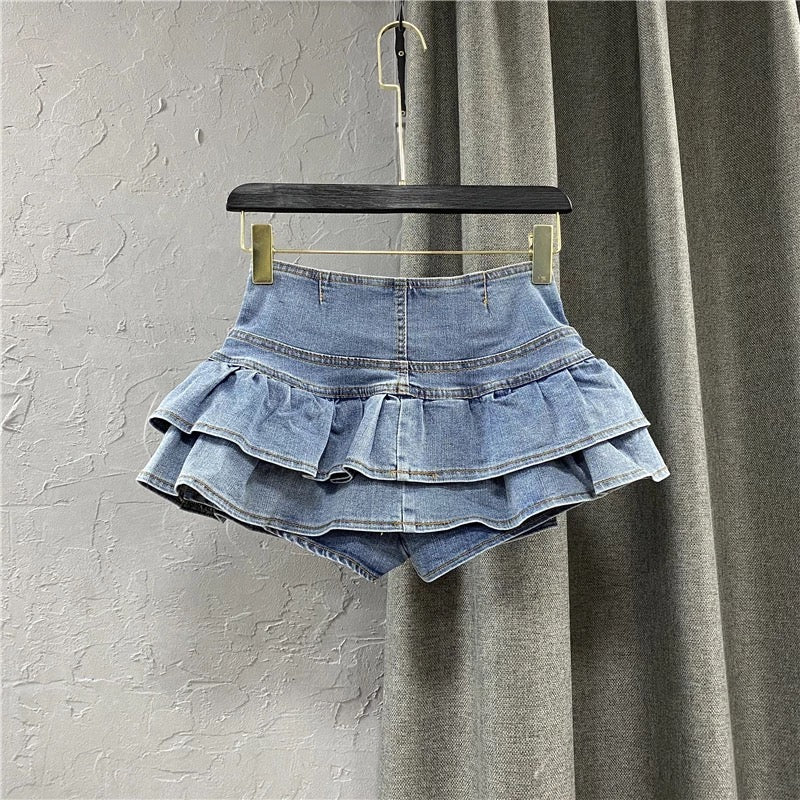 Oopsie Daisy Ruffle Shorts