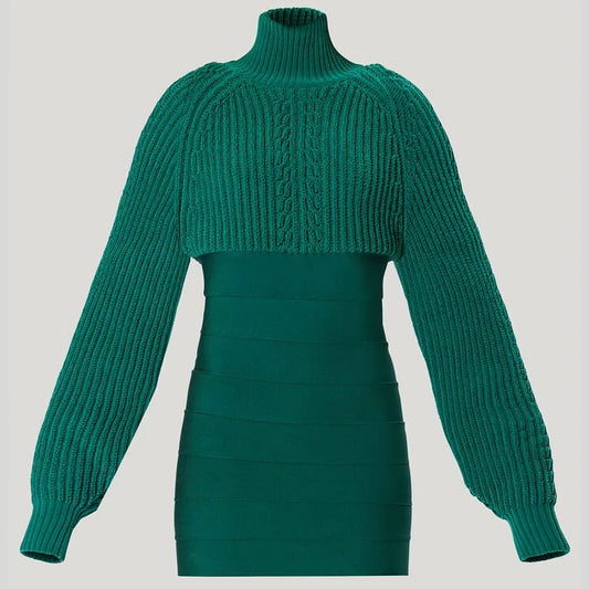 Teresa Sweater Bandage Dress