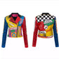 Graphic Moto Jackets