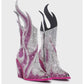 Pink Flames Bootie