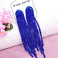 Blue Flames Dangle Earrings