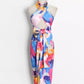 LaLa Halter Midi Dress