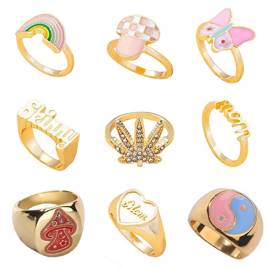 Love & Peace Ring Set