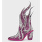 Pink Flames Bootie