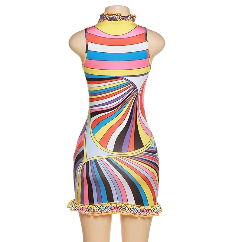 Carnival Ride Mini Dress