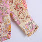 Paisley Princess Button Up